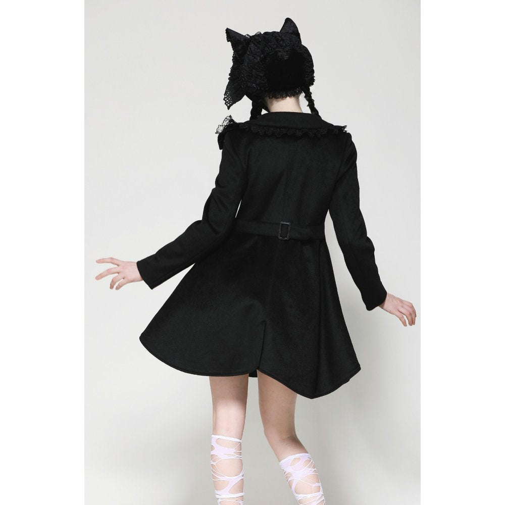 Dark in Love Fia Velvet Bonnet with Cat Ears