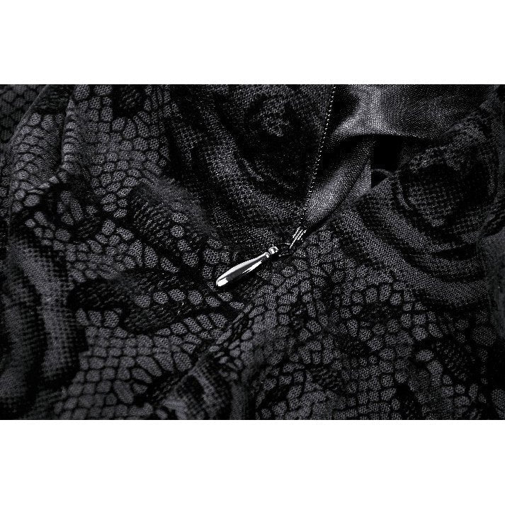 Dark in Love Verena Gothic Fishtail Dress