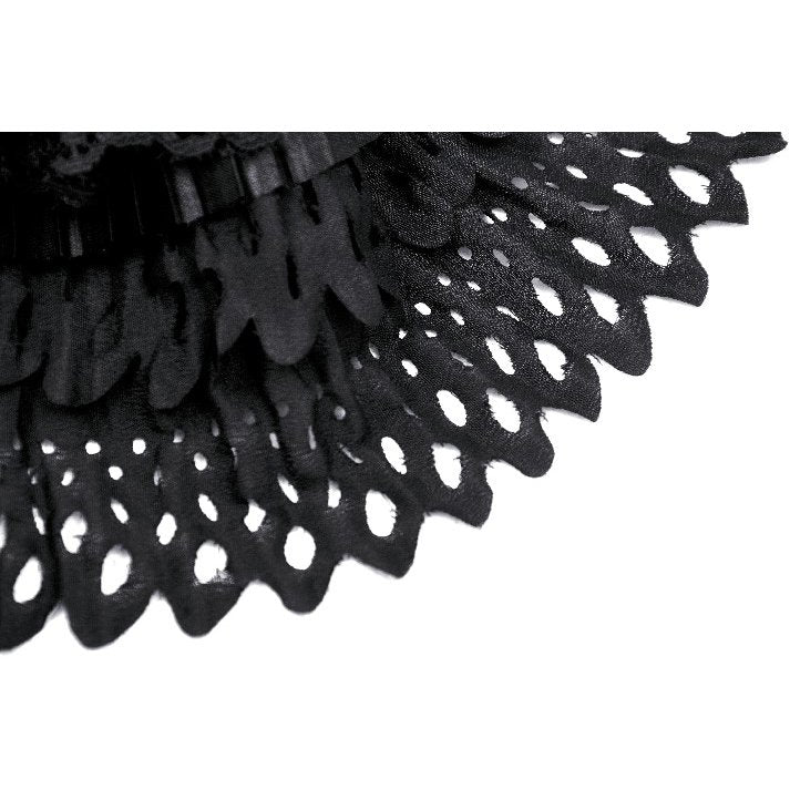Dark in Love Fia Velvet Bonnet with Cat Ears