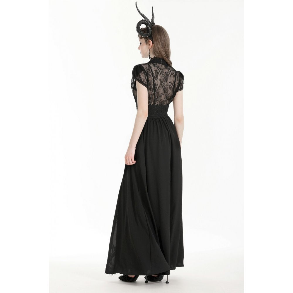 Dark in Love Evrin Embroidered High Waisted Maxi Skirt