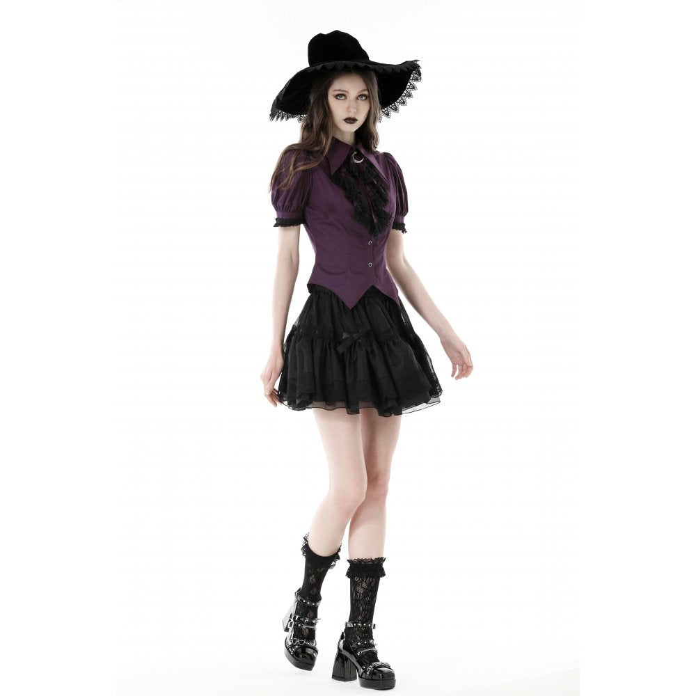 Dark In Love Druantia Blouse - Kate's Clothing
