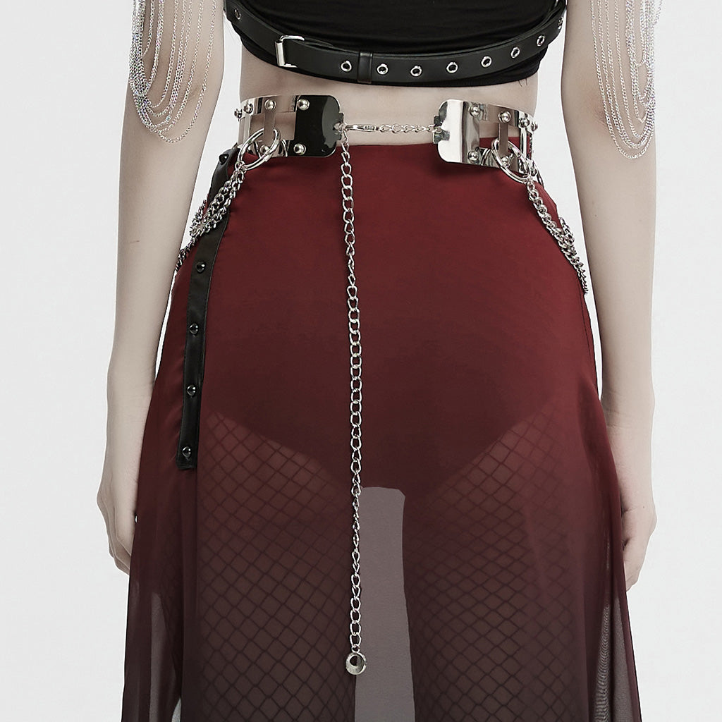 Punk Rave Estrel Metal Rivet Belt