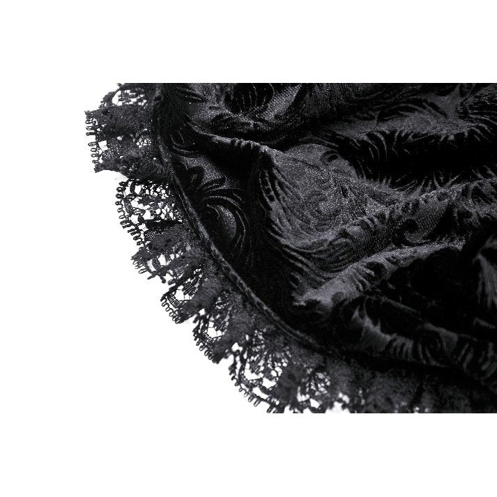 Dark in Love Fia Velvet Bonnet with Cat Ears