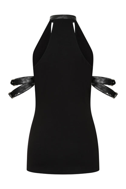 Necessary Evil Aphrodite Plunge Cowl Neck Top - Kate's Clothing