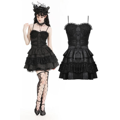 Dark in Love Tullia Frilly Mini Dress