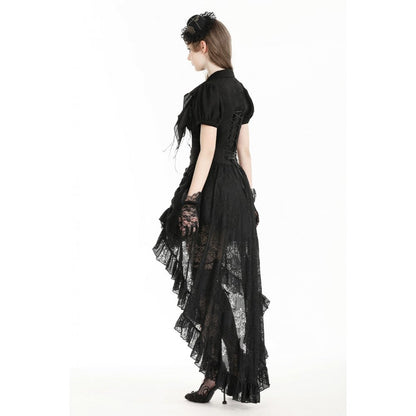 Dark in Love Halia Gothic Hi-lo Skirt