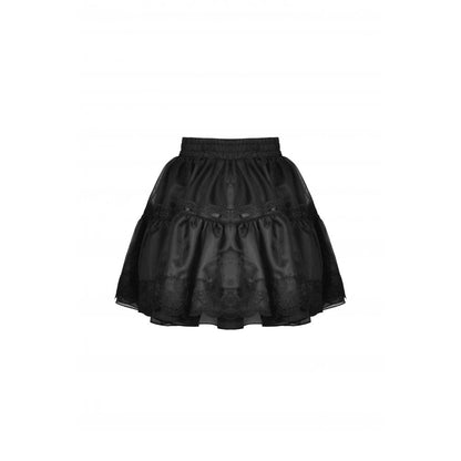 Dark In Love Fringilla Mini Skirt - Kate's Clothing