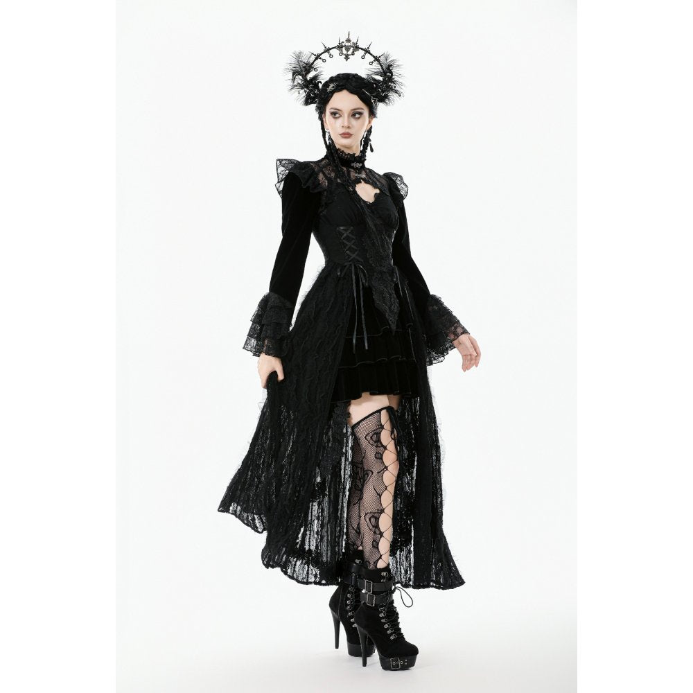 Back View of Punk Rave Lace Shrug