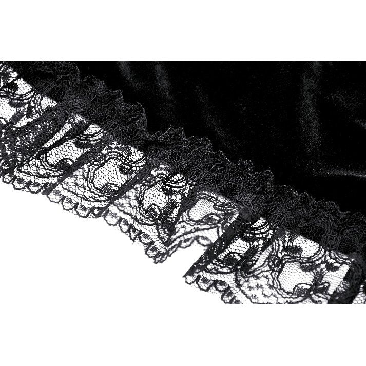 Dark in Love Lavinia Elegant Shrug in Velvet and Lace