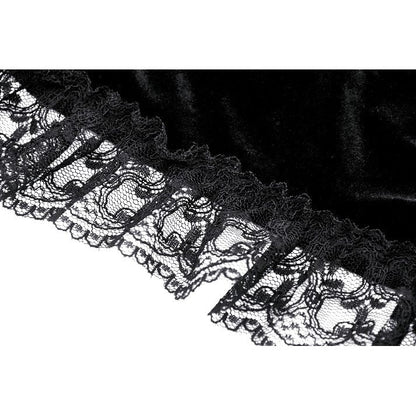 Dark in Love Lavinia Elegant Shrug in Velvet and Lace