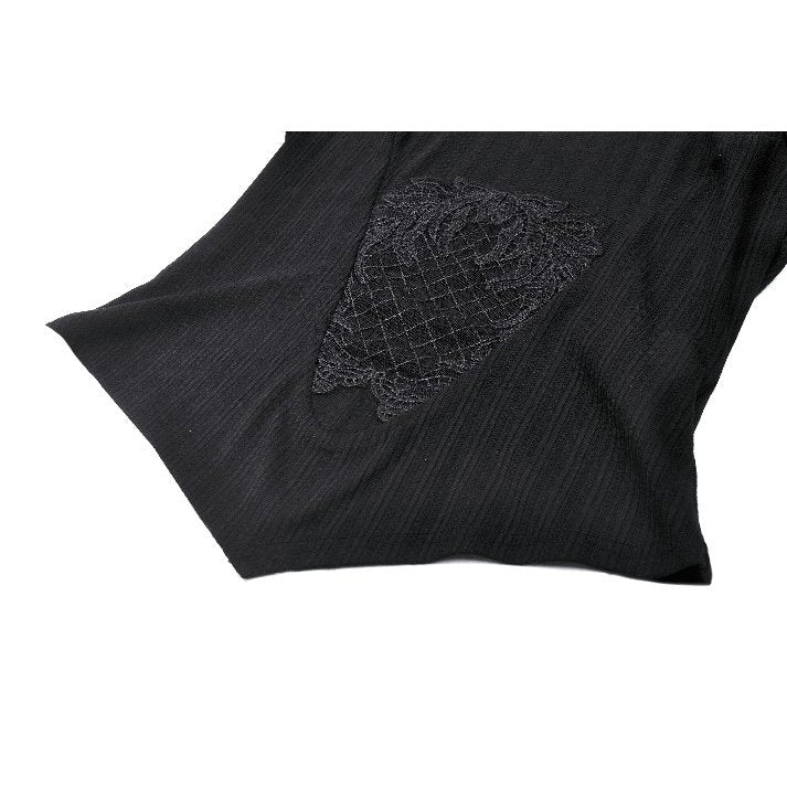 Dark in Love Avalon Gothic Embroidered Puff Sleeve Top