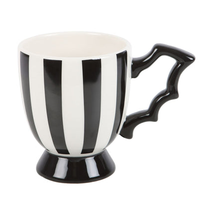 Gothic Gifts Striped Bat Wing Teacup