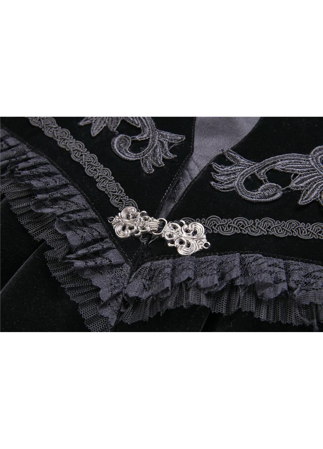 Dark In Love Velvet Lark Capelet - Kate's Clothing