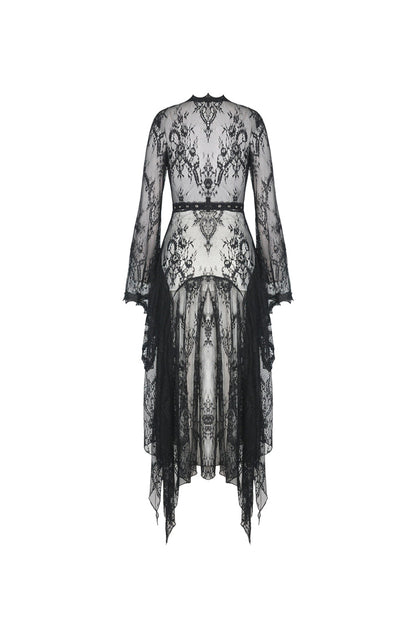 Dark In Love Larissa Lace Robe - Kate's Clothing