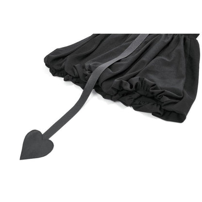 Dark In Love Lilith Bat Harness Bubble Dress tail close up