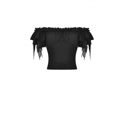 Dark In Love Deveshi Bardot Top - Kate's Clothing