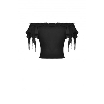 Dark In Love Deveshi Bardot Top - Kate's Clothing