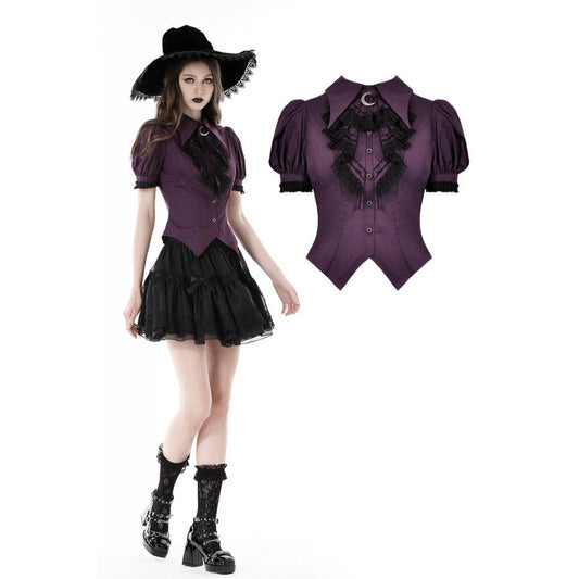 Dark In Love Druantia Blouse - Kate's Clothing