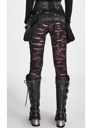 Punk Rave Gothalyptic Lara Leggings - Kate's Clothing