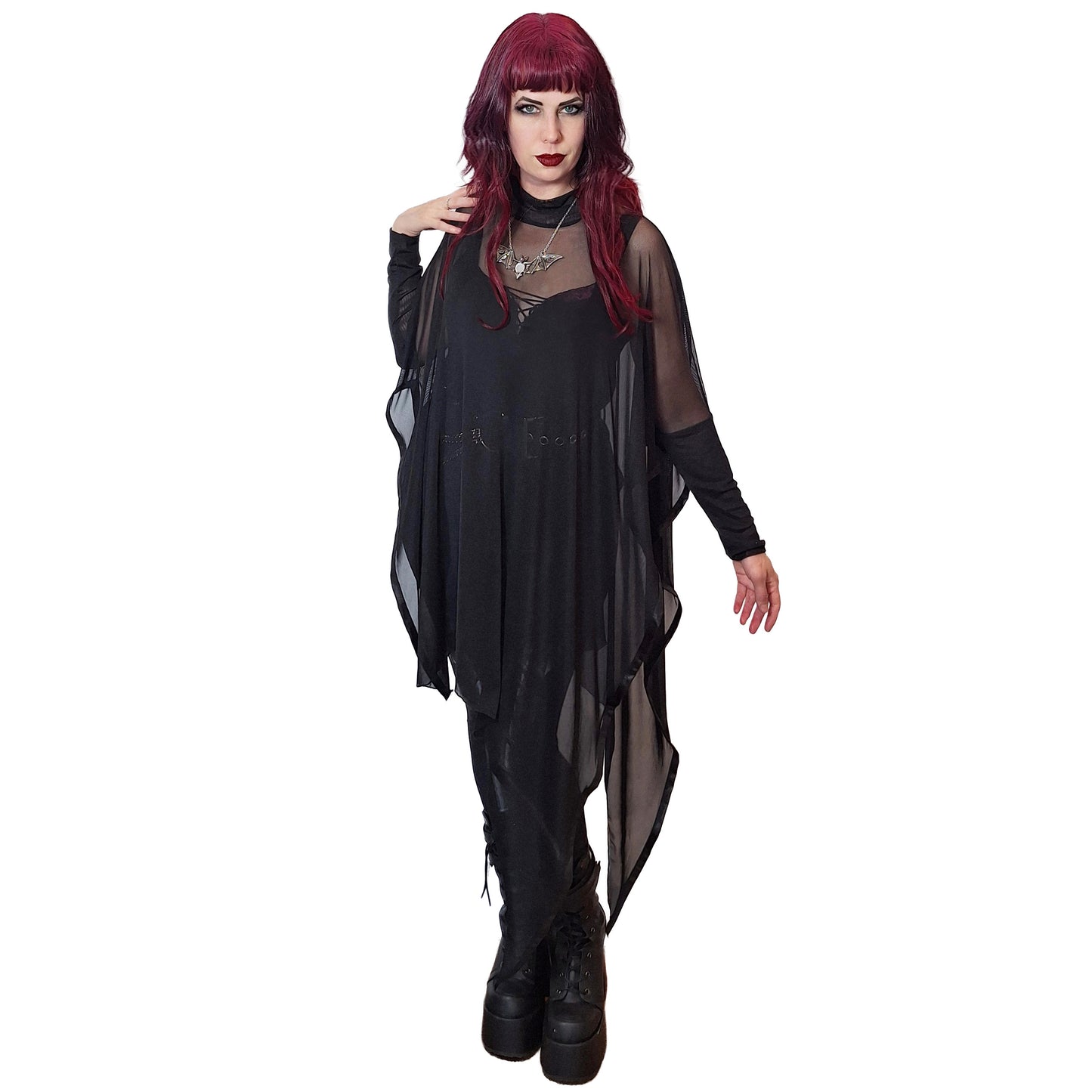 Necessary Evil Anahita Mesh Layer Dress