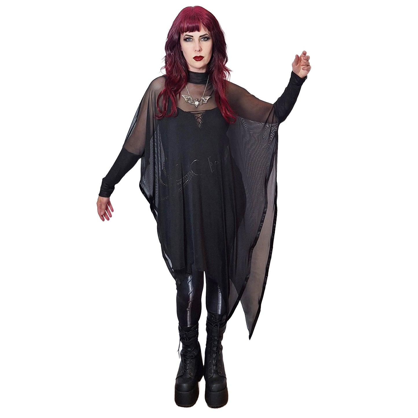 Necessary Evil Anahita Mesh Layer Dress