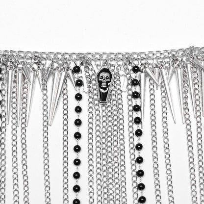 Punk Rave Vicenta Chest Chains Necklace