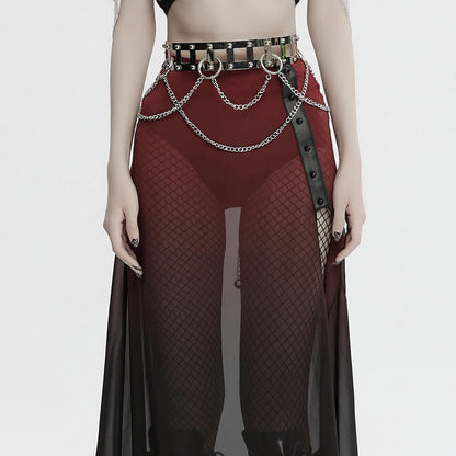 Punk Rave Estrel Metal Rivet Belt