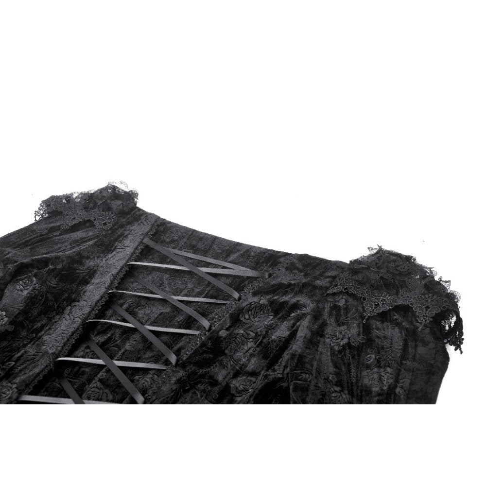 Dark In Love Zathura Off The Shoulder Lace Maxi Dress - Kate's Clothing