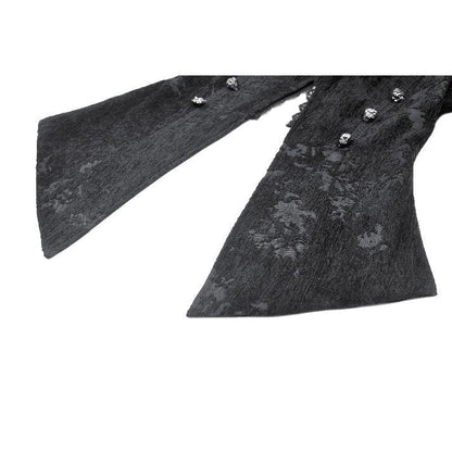 Dark in Love Arwen Black Brocade Jacket