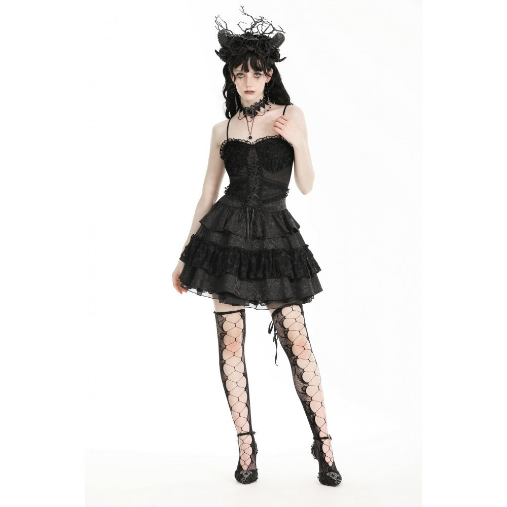 Dark in Love Tullia Frilly Mini Dress