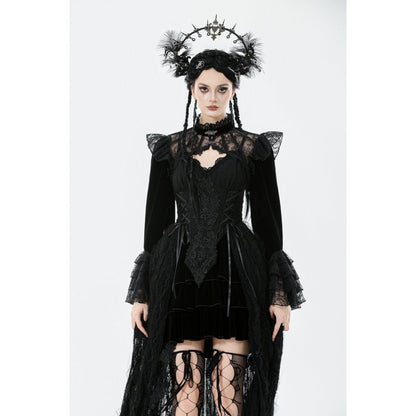 Punk Rave Model Styling with Crown and Boots