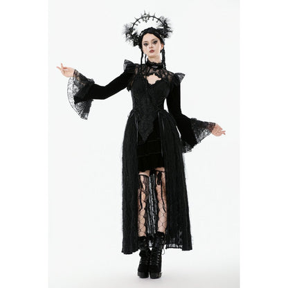 Gothic Lace Ruffle Cuffs Close-Up