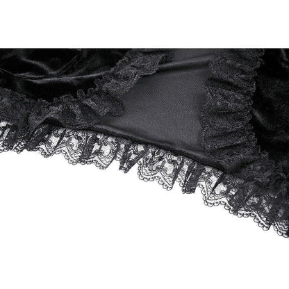 Dark in Love Lavinia Elegant Shrug in Velvet and Lace